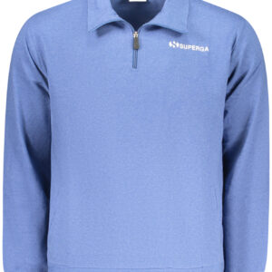 SUPERGA MEN'S ZIP-UP SWEATSHIRT, BLUE