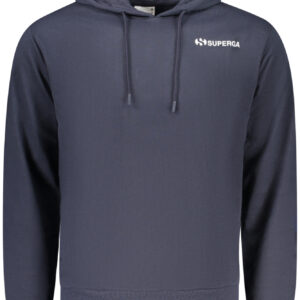 SUPERGA MEN'S BLUE ZIP-UP SWEATSHIRT