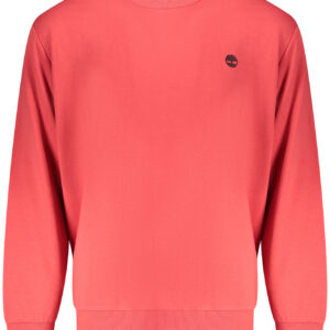 TIMBERLAND MEN'S RED ZIP-UP SWEATSHIRT