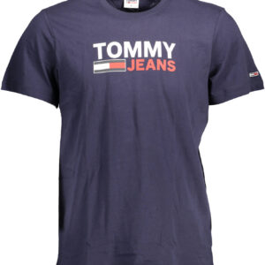 TOMMY HILFIGER MEN'S SHORT SLEEVE T-SHIRT BLUE