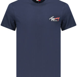 TOMMY HILFIGER MEN'S SHORT-SLEEVE T-SHIRT BLUE