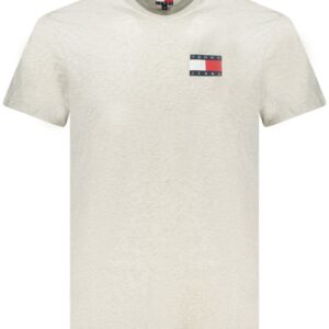 TOMMY HILFIGER MEN'S SHORT-SLEEVE T-SHIRT GREY
