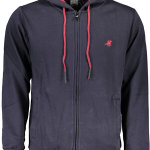 US GRAND MEN'S BLUE ZIP-UP SWEATSHIRT