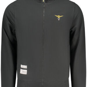 MILITARY ACADEMY MEN'S BLACK ZIP-UP SWEATSHIRT