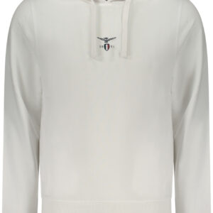MILITARY ACADEMY MEN'S WHITE ZIP-UP SWEATSHIRT