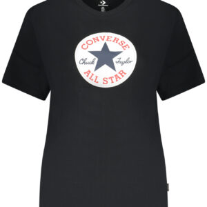 Converse Women's Short-Sleeved T-Shirt, Black