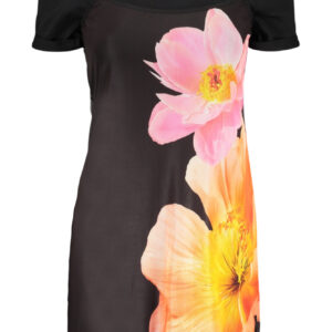 DESIGUAL SHORT DRESS FOR WOMEN IN BLACK