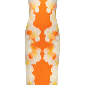 DESIGUAL WOMEN'S LONG DRESS ORANGE