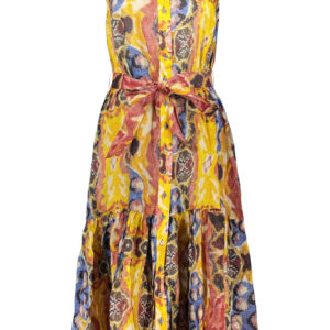 DESIGUAL WOMEN'S LONG DRESS YELLOW