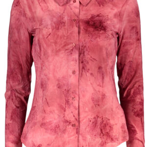 DESIGUAL WOMEN'S LONG-SLEEVED SHIRT, RED