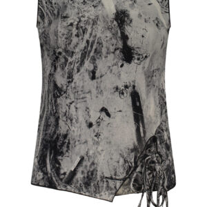 DESIGUAL WOMEN'S BLACK TANK TOP