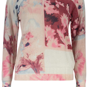 DESIGUAL WOMEN'S PINK SWEATER
