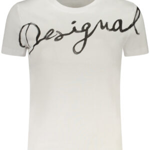 DESIGUAL WOMEN'S SHORT-SLEEVE T-SHIRT WHITE