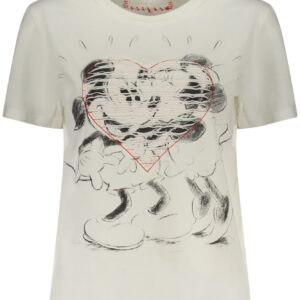DESIGUAL WOMEN'S SHORT-SLEEVE T-SHIRT WHITE