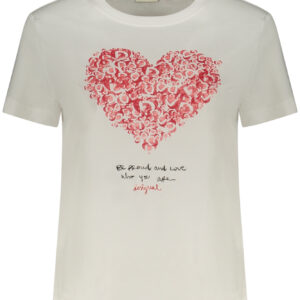DESIGUAL WOMEN'S SHORT-SLEEVE T-SHIRT WHITE