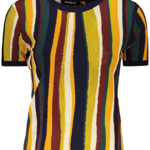 DESIGUAL WOMEN'S SHORT-SLEEVE T-SHIRT BLUE