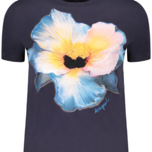DESIGUAL WOMEN'S SHORT-SLEEVE T-SHIRT BLUE