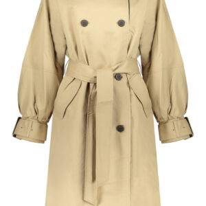 DESIGUAL WOMEN'S BEIGE TRENCH COAT
