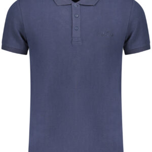 ELLESSE MEN'S SHORT-SLEEVE POLO SHIRT, BLUE