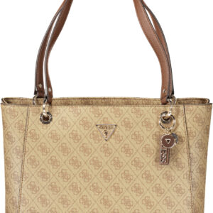 GUESS JEANS WOMEN'S BEIGE BAG