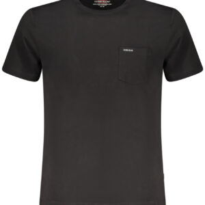 GUESS JEANS MEN'S SHORT-SLEEVED T-SHIRT BLACK