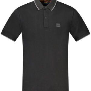 HUGO BOSS POLO SHORT SLEEVE MEN BLACK