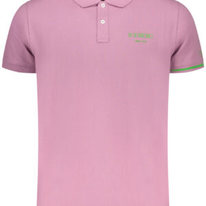 ICEBERG MEN'S SHORT-SLEEVE POLO SHIRT, PURPLE