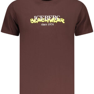 ICEBERG MEN'S SHORT-SLEEVE T-SHIRT, BROWN