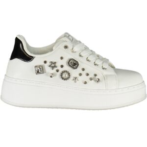LAURA BIAGIOTTI WOMEN'S WHITE SPORTS SHOES