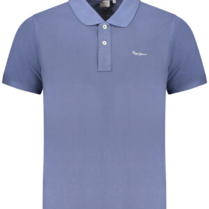 PEPE JEANS MEN'S SHORT-SLEEVE POLO SHIRT, BLUE