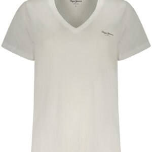 PEPE JEANS WOMEN'S SHORT-SLEEVE T-SHIRT WHITE