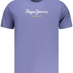 PEPE JEANS MEN'S SHORT-SLEEVED T-SHIRT, BLUE