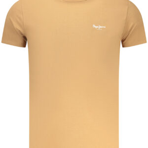 PEPE JEANS MEN'S SHORT-SLEEVE T-SHIRT, BROWN