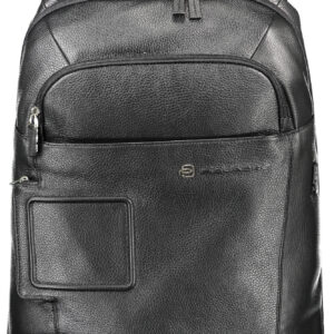 PIQUADRO MEN'S BLACK BACKPACK