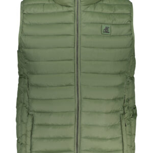 US GRAND MEN'S GREEN SLEEVELESS JACKET