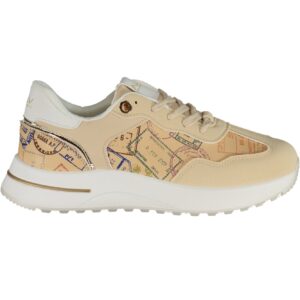 ALV BY ALVIERO MARTINI WOMEN'S BEIGE SPORTS SHOES