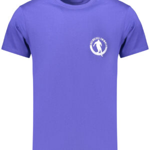 BIKKEMBERGS MEN'S SHORT-SLEEVE T-SHIRT BLUE BIKKEMBERGS MEN'S SHORT-SLEEVE T-SHIRT BLUE