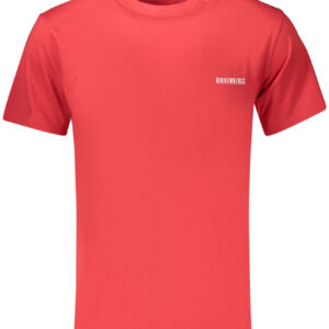 BIKKEMBERGS MEN'S SHORT-SLEEVED T-SHIRT, RED