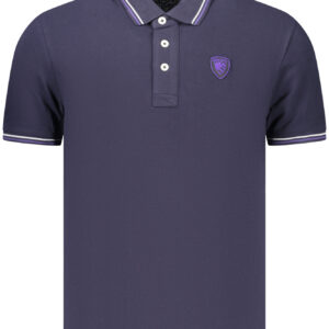 BLAUER APPAREL MEN'S SHORT-SLEEVE POLO SHIRT, BLUE