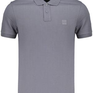 BOSS MEN'S SHORT-SLEEVE POLO SHIRT, BLUE