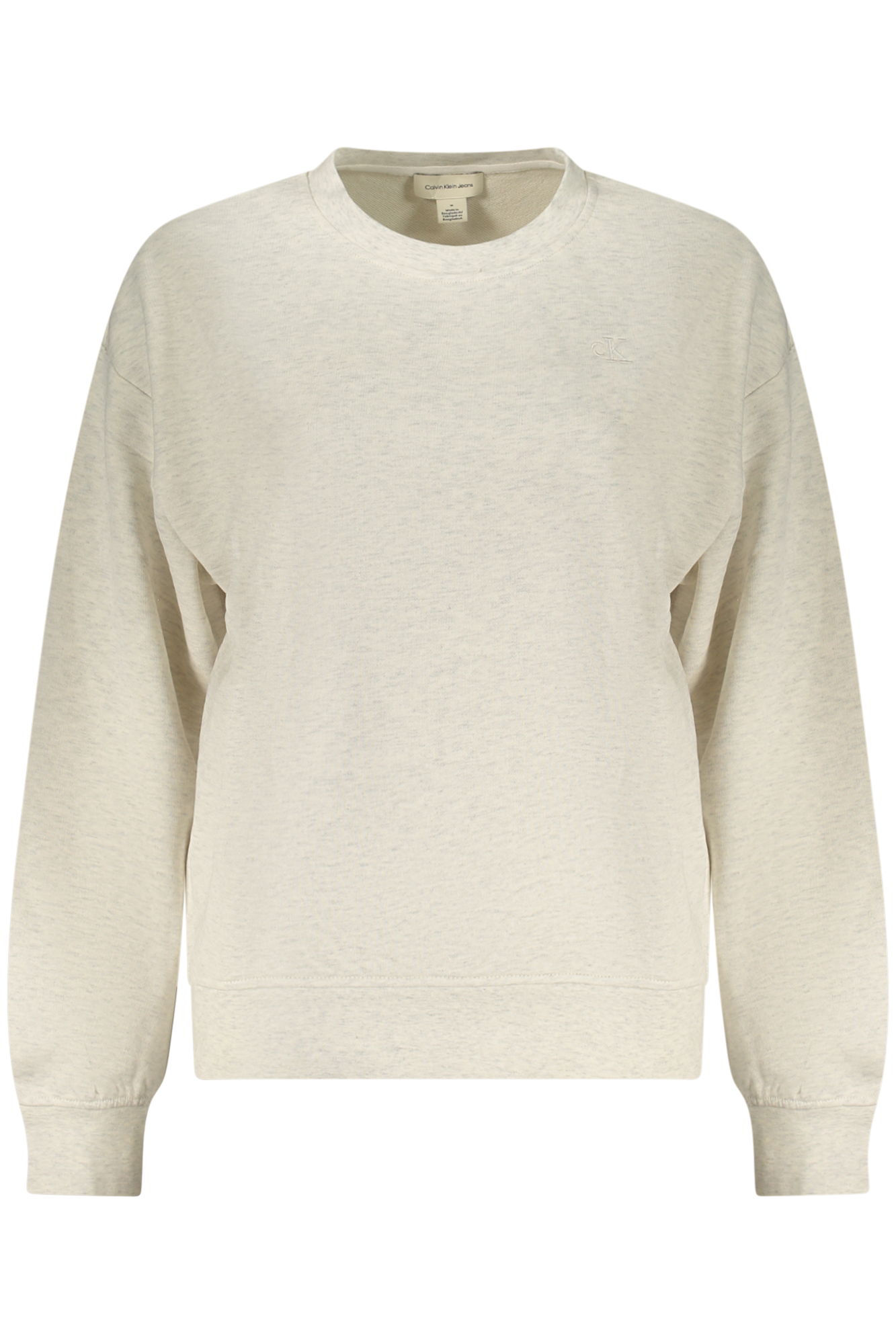 CALVIN KLEIN WOMEN'S GRAY ZIP-UP SWEATSHIRT