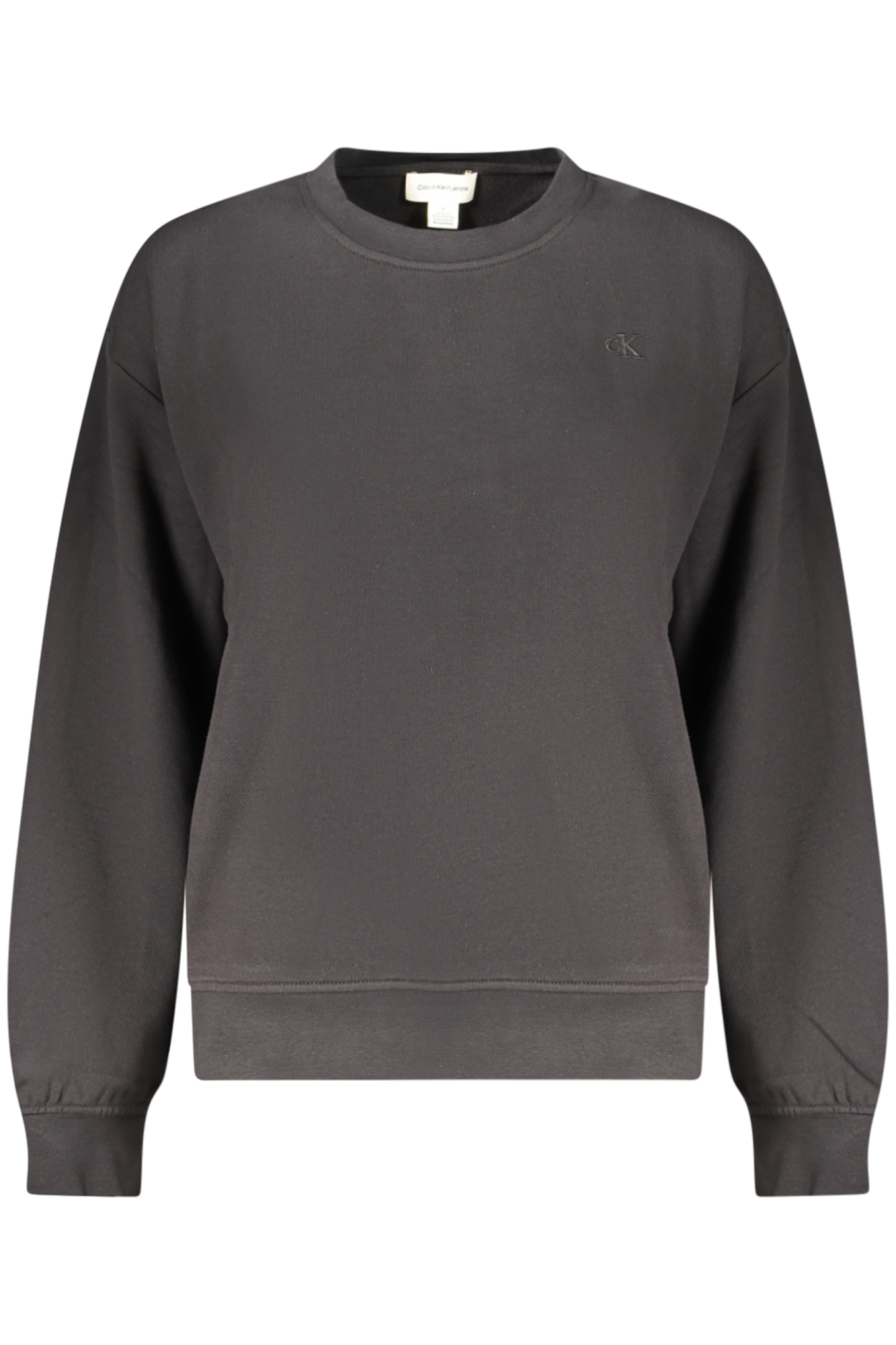 CALVIN KLEIN WOMEN'S BLACK ZIP-UP SWEATSHIRT