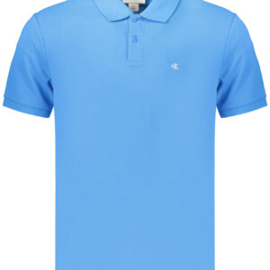 CALVIN KLEIN MEN'S SHORT-SLEEVE POLO SHIRT, BLUE