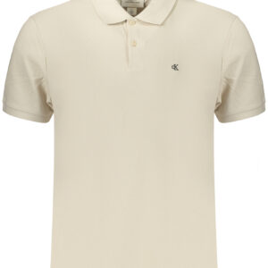 CALVIN KLEIN MEN'S SHORT-SLEEVE POLO SHIRT, BEIGE