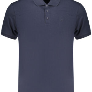 CALVIN KLEIN MEN'S SHORT-SLEEVE POLO SHIRT, BLUE