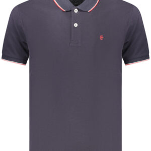 COVERI MOVING MEN'S SHORT-SLEEVE POLO SHIRT, BLUE