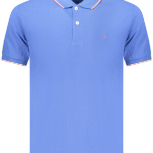 COVERI MOVING MEN'S SHORT-SLEEVE POLO SHIRT, BLUE