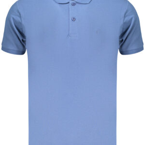 COVERI MOVING MEN'S SHORT-SLEEVE POLO SHIRT, BLUE