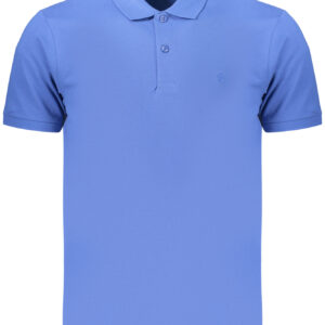 COVERI MOVING MEN'S SHORT-SLEEVE POLO SHIRT, BLUE