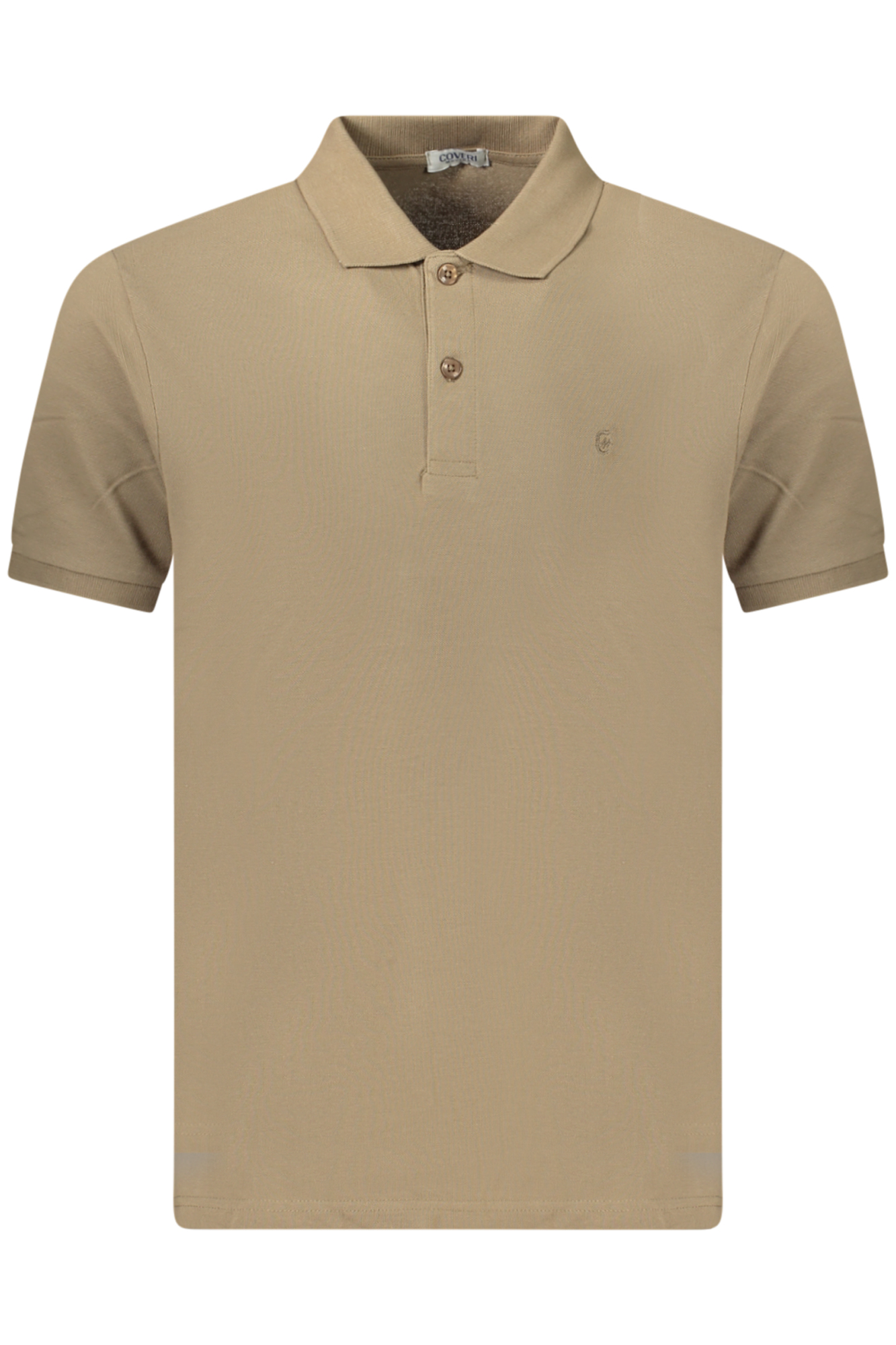 COVERI MOVING MEN'S SHORT-SLEEVE POLO SHIRT, BROWN